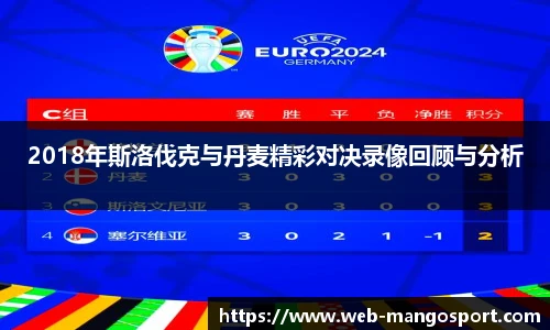 2018年斯洛伐克与丹麦精彩对决录像回顾与分析